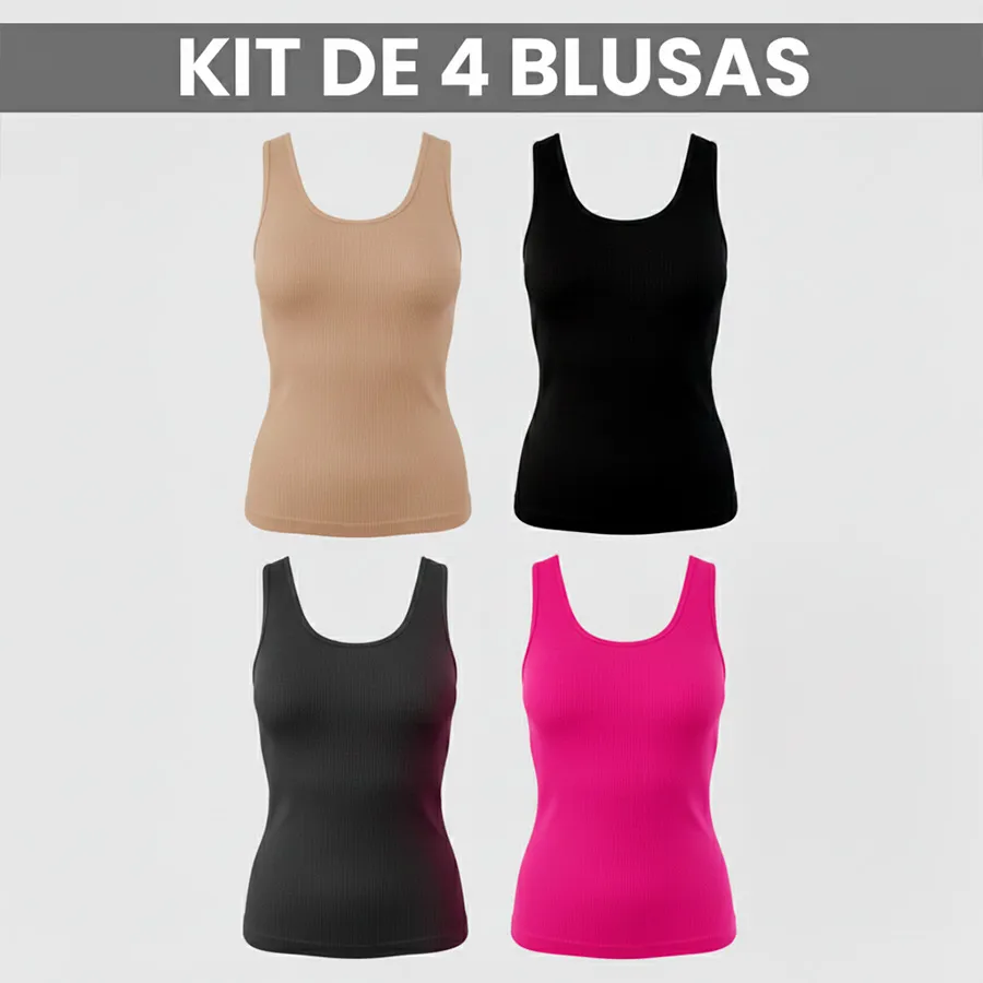 OLIMPICA PLA KIT DE 4 BLUSAS 7129